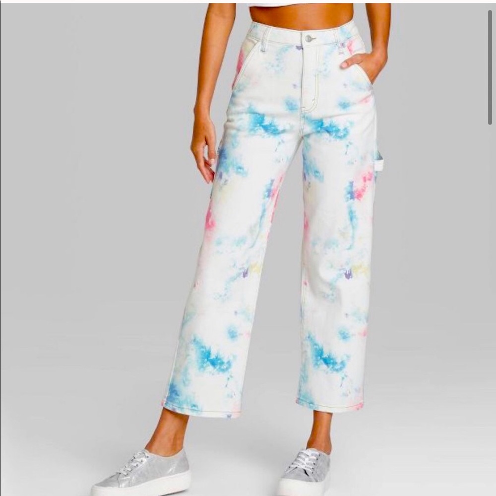 Tie Dye Work Pants Size 18